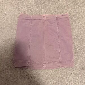 Free People Dusty Purple Mini Skirt